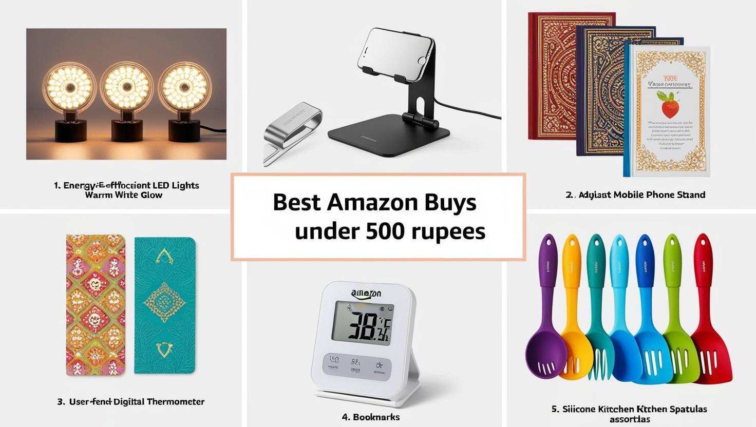 5 Best Things to Buy Under 500 Rupees in Amazon