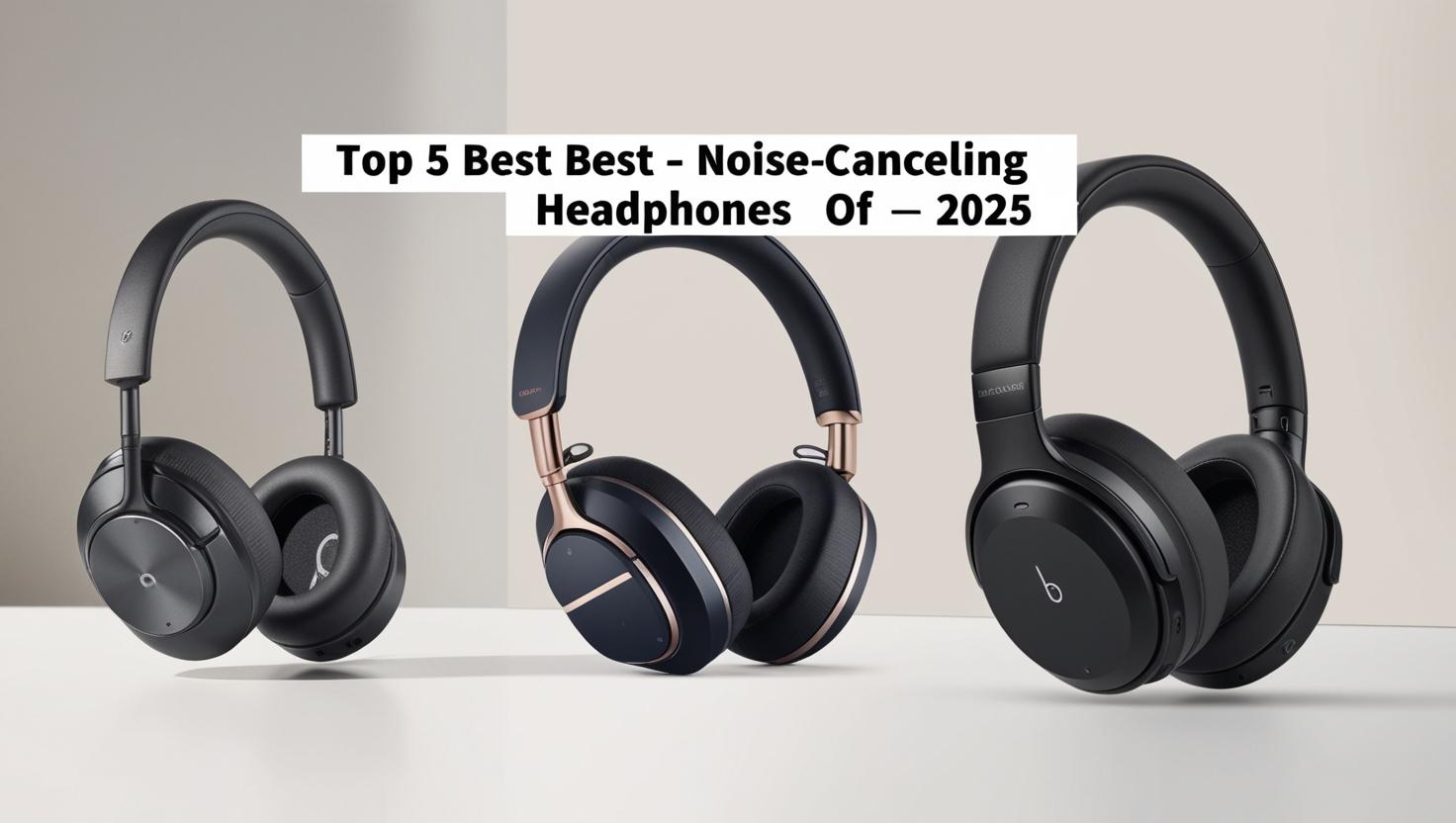 Top 5 Best Noise Cancelling Headphones for 2025